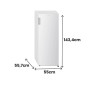 Congelador Vertical Infiniton CV-184L14WEB