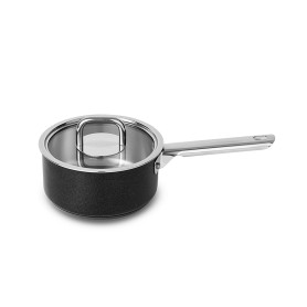 CAÇAROLA SILAMPOS C/CABO 16 COMFORT GLASS BLACK
