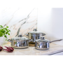 Conjunto 3 Peças Silampos LOW COST CLASSIC GLASS
