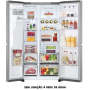 FRIGORÍFICO SIDE BY SIDE LG - GSLE 81 PYBD