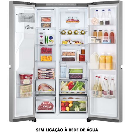 FRIGORÍFICO SIDE BY SIDE LG - GSLE 81 PYBD