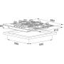 Placa FHNL 705 4G TC XS E Franke