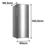 Congelador Vertical Infiniton CV-172L14XEV