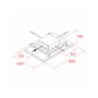 CHAMINÉ DECORATIVA TEKA - DHT 96340 WH