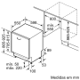 MÁQUINA DE LAVAR LOUÇA BOSCH - SBH4ECX28E -