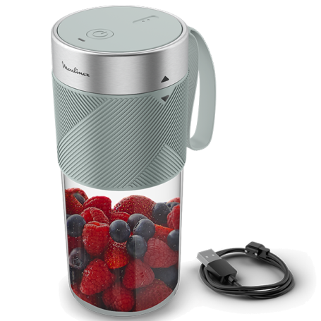 LIQUIDIFICADORA MOULINEX  LIGHT MIX  ON THE GO BLUE - LM1C0410