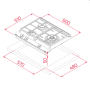 PLACA ENCASTRAR TEKA - GZC 63310 XBA BK