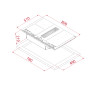 PLACA ENCASTRAR TEKA - AFF 87601 MST BK