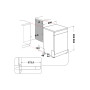 Máquina de Lavar Loiça Whirlpool WFC 3C34 P X