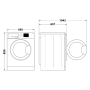 Máquina de Lavar Roupa Hotpoint NM11 847 WS A EU