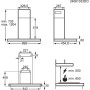Chaminé de Parede AEG NDB8791CT