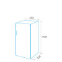 ARCA VERTICAL EDESA - EZS-1412 WH