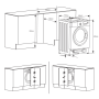 Máquina de Lavar e Secar Roupa Infiniton WSD-BBG86WAD