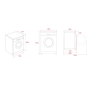 MÁQUINA DE LAVAR ROUPA TEKA - WMK 71240 WH
