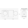 MÁQUINA DE LAVAR ROUPA SAMSUNG - WF20DG8650BWU3
