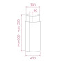 CHAMINÉ DECORATIVA TEKA - CC485BK ILHA
