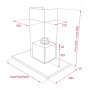 CHAMINÉ DECORATIVA TEKA - DSH 986 BK