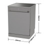 MÁQUINA DE LAVAR LOUÇA HISENSE - HS673A90X