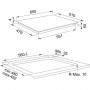 Placa Franke FSM 654 I BK