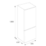 COMBINADO MIDEA - MDRB424FGD01OE