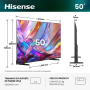 QLED HISENSE - 50E7S