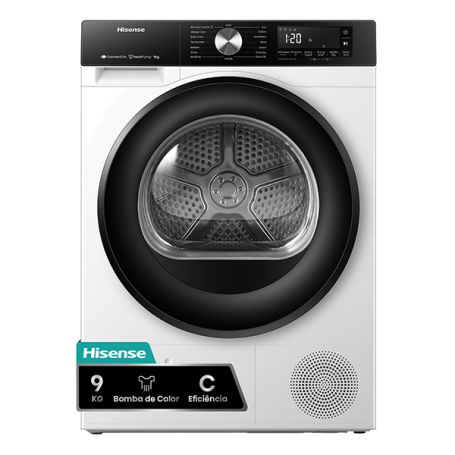 SECADOR DE ROUPA HISENSE - DH3S902BWCC