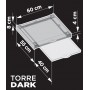 Base Universal Torre Dark - Para Máquinas de Lavar Roupa e Secar Roupa