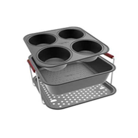 SET 3 PEÇAS TEFAL DAIL EASY P/ AIRFRYER - J702S304