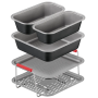 SET 5 PEÇAS TEFAL DAIL EASY AIRFRYER - J702S504