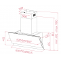 CHAMINÉ DECORATIVA TEKA - DVM 67370 TOS WH