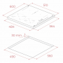 PLACA ENCASTRAR TEKA - IBF 64215 SSM BK