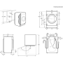 Máquina de Lavar Roupa AEG LFU7E8436F