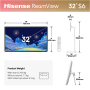 TV ROAMVIEW HISENSE - 32S6S