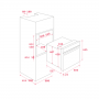 FORNO ENCASTRAR TEKA - HLC 8400 WH - BRANCO