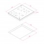PLACA ENCASTRAR TEKA - TTC 64010 CRD BK