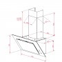CHAMINÉ DECORATIVA TEKA - DVT PRO 78660 TBS BK - PRETA